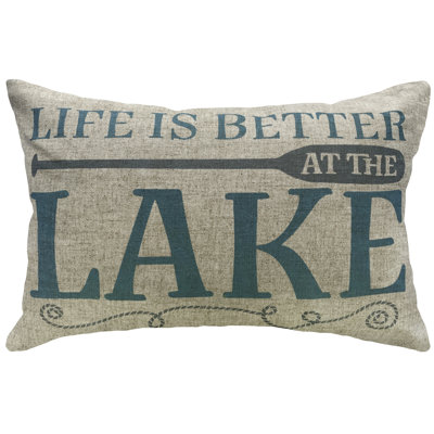 Linen Reversible Throw Pillow