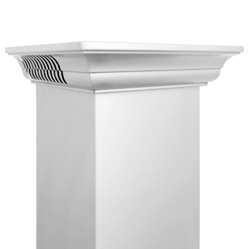 36" 400 CFM Ductless Wall Mount Range Hood, Stainless Steel