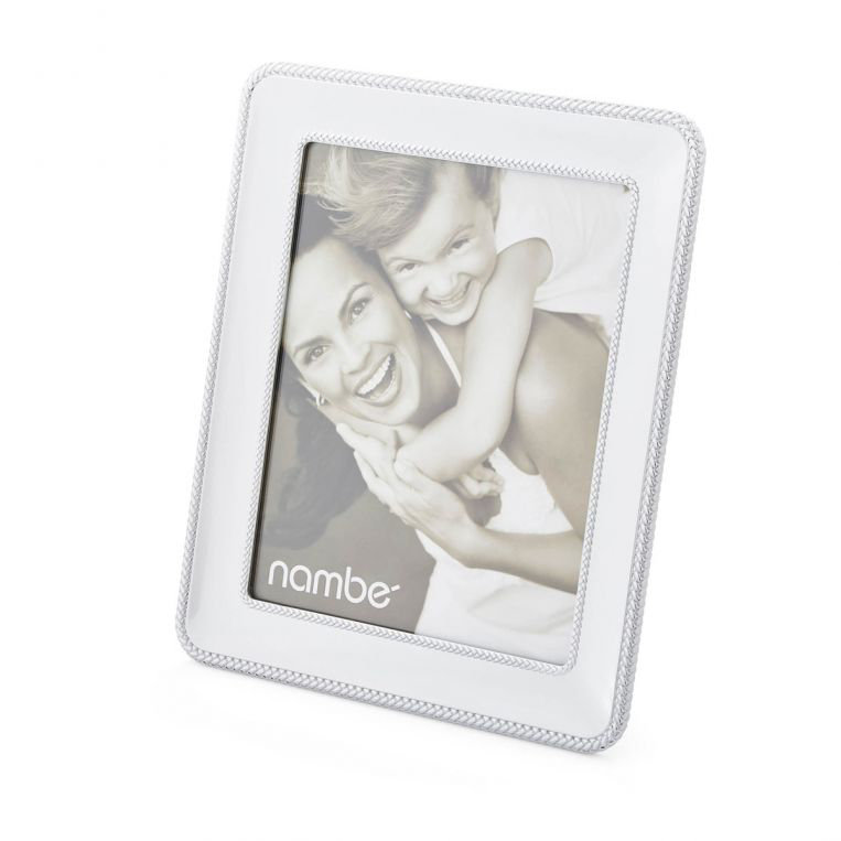 Cadre tressé Nambe, 8 po x 10 po