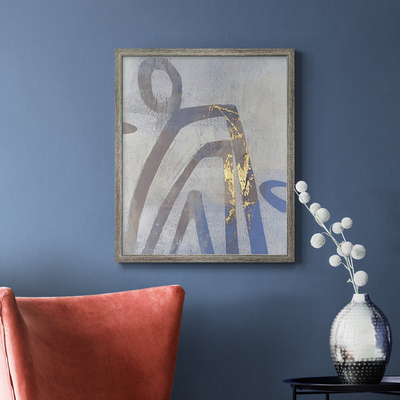 Toile encadrée de qualité supérieure Linx II - prête à être accrochée, H 24 po x l 20 po, Gris, Cadre à joints invisibles