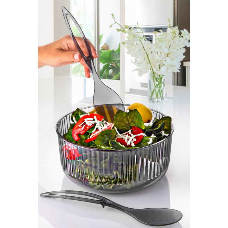 Metro Lane Crystalle 100% PLASTIC Salad Bowl