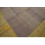 Tapis mauve / gris en laine noué à la main de conception unique 9 pi x 12 pi