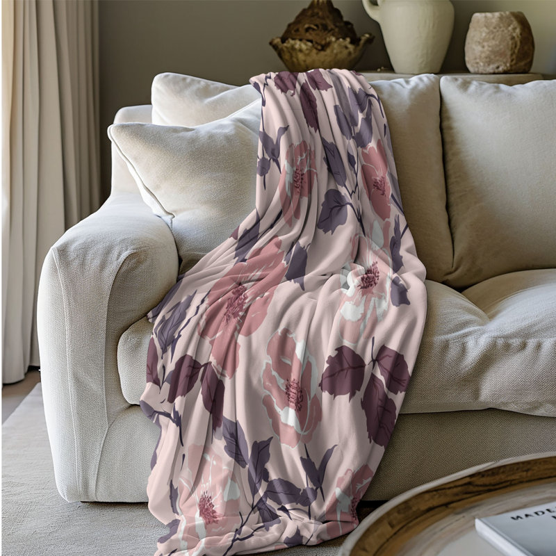 Jeté pastel 1 pièce Sherpa Bla Pastel, Grand lit