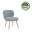 Chaise d'appoint rembourrée en mousse moelleuse-560377724