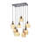 Manon 8 - Light Black Cluster Pendant