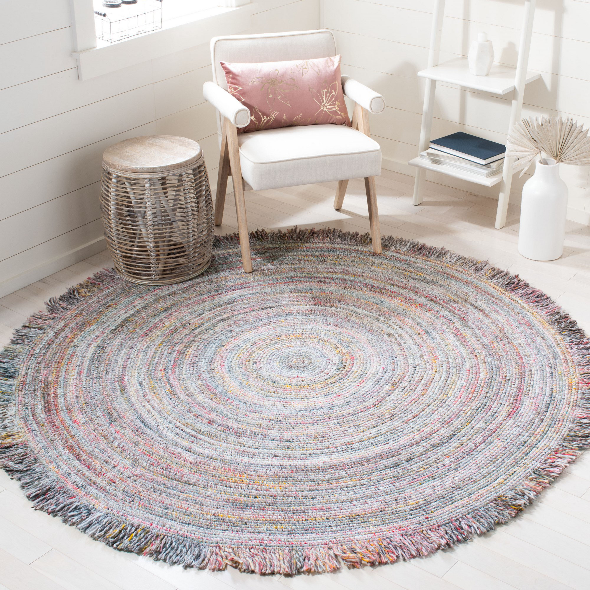 Bungalow Rose Braided Hand Woven Performance Rug | Wayfair