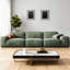 Canapé modulaire en polyester vert-52840558-52840555