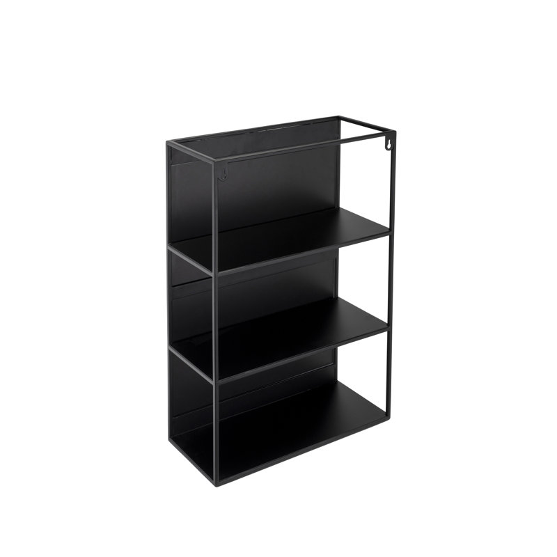 Steel Rectangle Mirror with Shelves