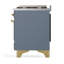 Majestic III Series 60 Inch Dual Fuel Range with 7 Sealed Burners, Griddle, Frenchtop in Antique White (Natural Gas, Copper Trim)-553012097-553012102-553012122