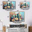 Cactus jaune et vert - art mural cactus - ensemble de 3-646080064-646080069-646080077