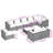 10 Piece Lounge Sofa Seating Group-1263926357-1263926356