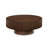 Lorven 32" Solid Wood Round Drum Coffee Table-1907365865