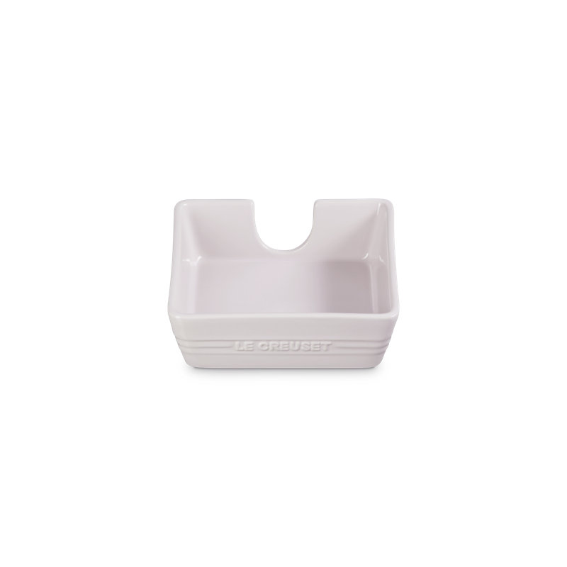 Le Creuset Stoneware Signature Cocktail Napkin Holder 6 In Shallot, Pink