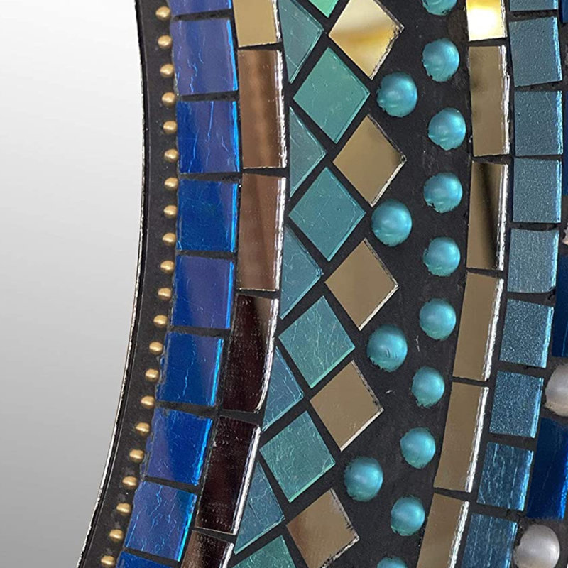Miroir Alicien, Noir/bleu/vert