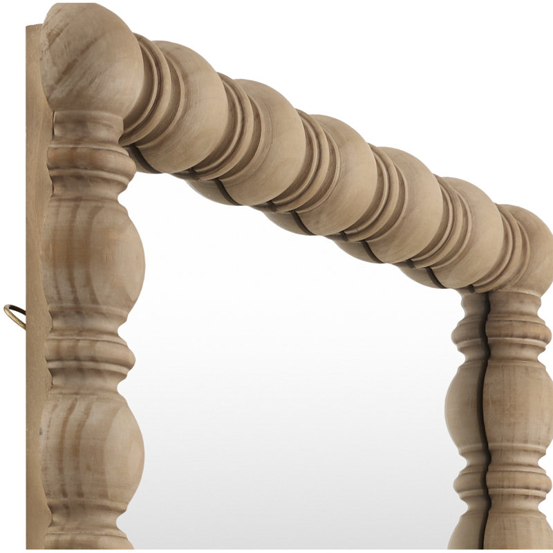 Miroir Castellanos, 40 po x 30 po, Bois naturel