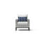 Fauteuil club d'extérieur 2 pièces Identik Sunbrella-100524669-100524674