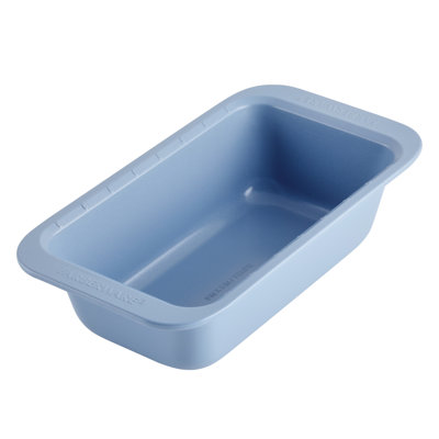Farberware Easy Solutions Nonstick Bakeware Loaf / Meatloaf Baking Pan, 9 Inch x 5 Inch, Blue