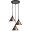 3 - Light Brushed Copper Cone Pendant-1815045382