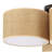 3-Light Hand Woven Drum Flush Mount