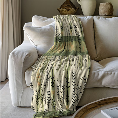 Rustic Style - 1 Piece Premium Sherpa Blanket