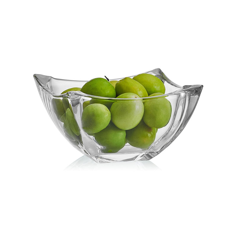 Bol décoratif en verre carré 8 po Mikasa Baron
