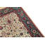 Tapis ivoire et rouge noué à la main de haute qualité