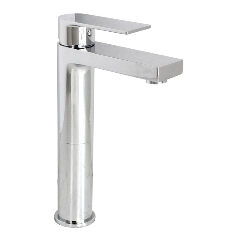Solid Brass Vessel Bathroom Faucet Chrome Finish