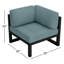 Fauteuil d'angle d'extérieur Smith avec coussins Sunbrella-717478876-722090237
