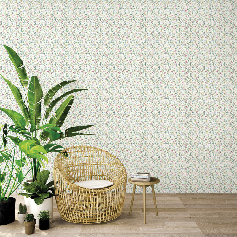 Galerie Miniatures 3 Green Bird Wallpaper