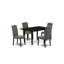Rectangular Solid Wood Top With Butterfly Leaf Dining Table Set-106903407-122934849-122934852
