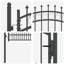 Steel Gate Fencing-121122477