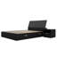 Glenam 3-Piece Full Size Dual Storage Bedroom Set, Black-1806157225-1806157228