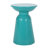 Teal Outdoor Side Table , Modern Design, 15"X15"X20.79" ,With Pedestal Flare For Patio And Lawn Finish, Flared Deck Yard-120264232-120264230