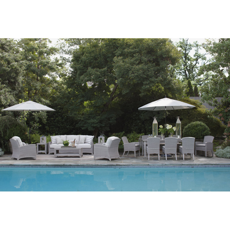 Astoria Outdoor Side Table, Oyster