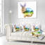 Coussin d’illustration à double exposition animal lapin-29964045-29965537