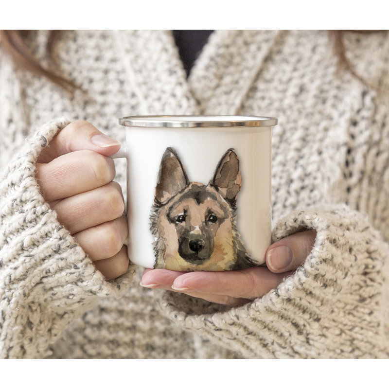 Grande tasse à café à fermeture berger dog german Corinthian