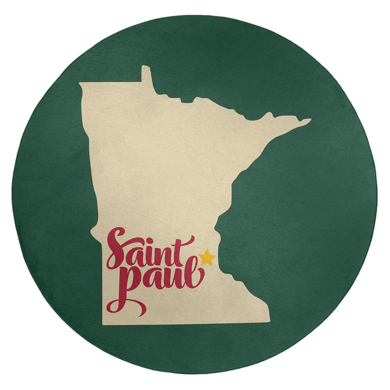 Tapis en polyester de couleur de sport de minnesota