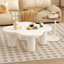 VIBE HAUS Modern Coffee Table Set Of 2 (Only Including Table)