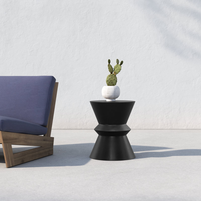 Concorde 14.5'' Stone Outdoor Side Table