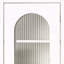 Armoire haute avec porte vitrée et 6 tablettes