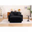 Chaise d'appoint moderne avec repose-pieds amovible-1872481052