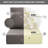 Allo 24"X24"X6" Thick Cushions & Pillows Set - Deep Seat Indoor/Outdoor Water & Fade Resistant-778723598-779767195