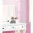Unique Modern Bedroom Vanity Set W Stool Foldable Mirror Drawers White Color MDF Veneer 1Pc Vanity Furniture