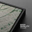Abstrait botanique vert, feuilles blanches, 3 pièces-91874970-91874971