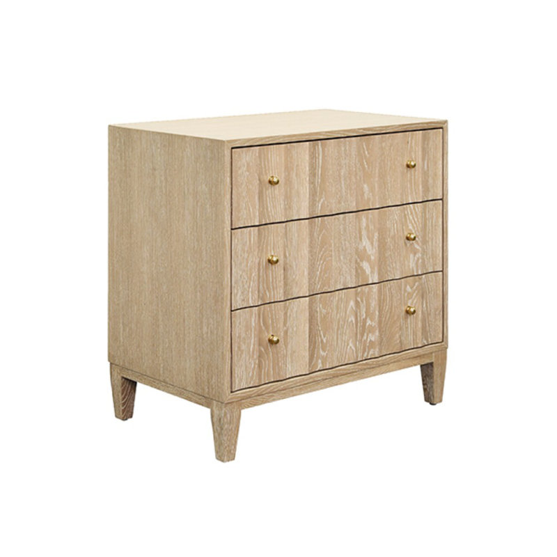 Carmack 3 - Drawer Nightstand, Oak