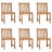 Teak Patio Dining Armchair