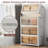  Extra Large Stackable Storage Bins with Lids & Wheels & Door,672QT-168QT/42GAL*4Pack Foldable Collapsible Closet Organizers, Plastic containers drawers for bedroom Dorm-186792940-193048690-196084193