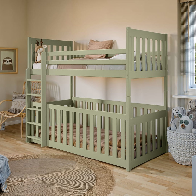 Cris European Single (90 X 200 Cm) Bunk Bed, Olive