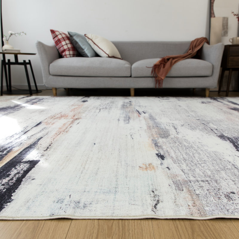 Tapis gris cassé Cassella Stone Cloud, Rectangle 5 pi x 7 pi