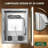 Baruyr Hand Wave Induction Sensor Illuminated Dimmable LED Anti Fog Vanity Mirror with Bluetooth-1209319219